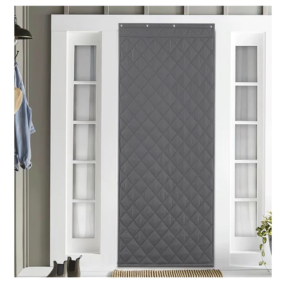 NICETOWN Thermal Door Curtain Windproof Winter French Cover 36"x84" (C232)